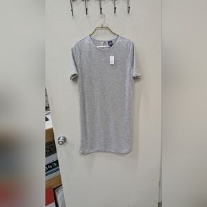 Gap Dress Light Gray Sequin